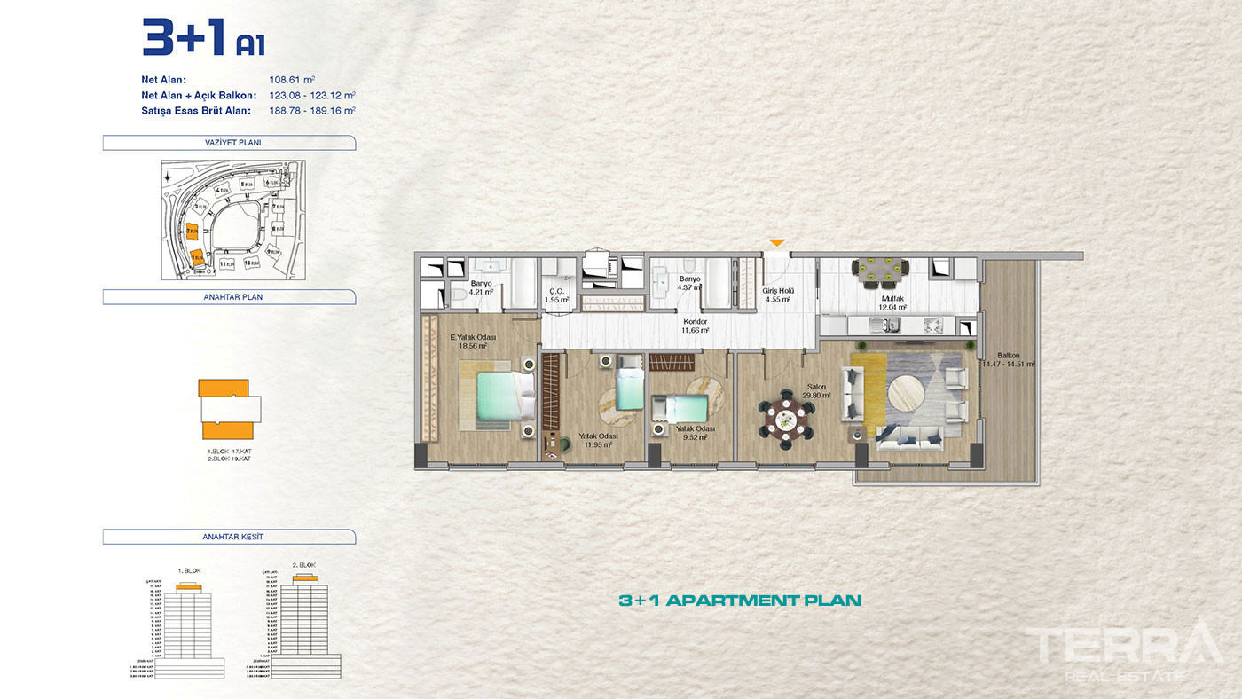 Lejligheder til salg i Bağcılar, centrale Istanbul, Tyrkiet - 115363