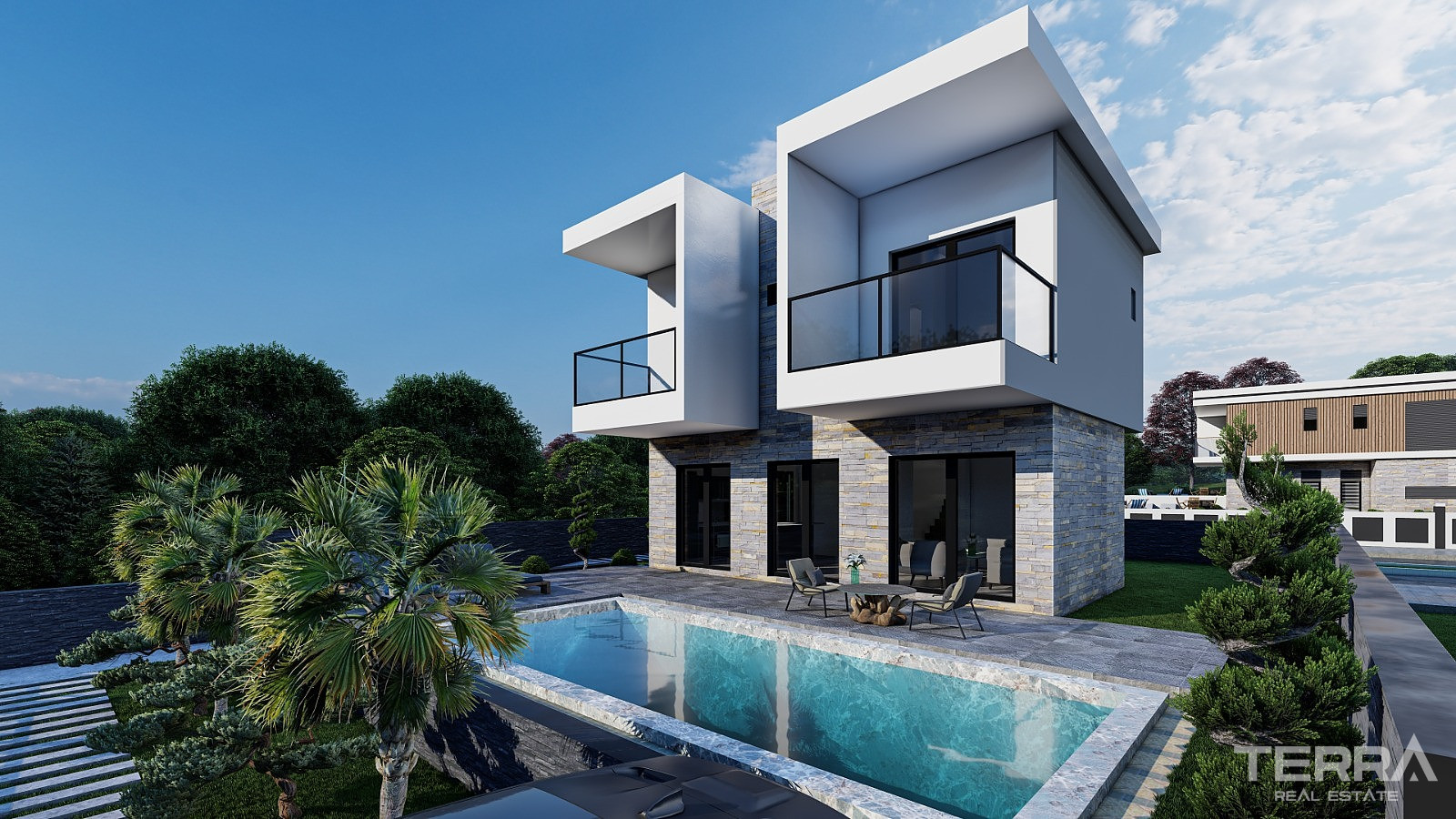 Villa with Private Pool and Garden for Sale in Kuşadası, Aydın, Turkey
