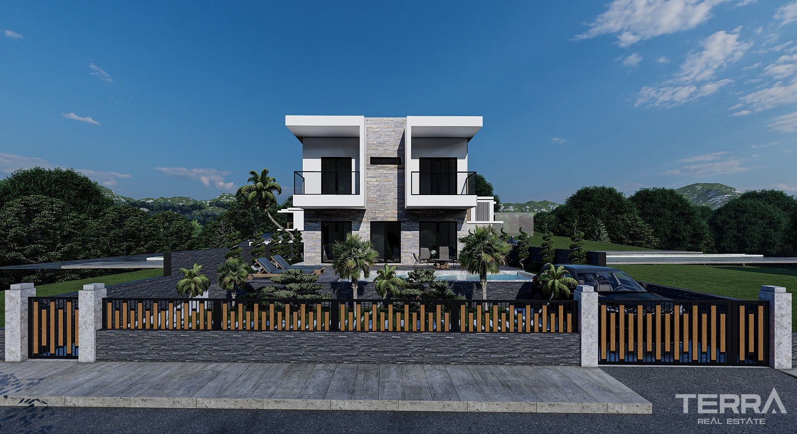 Villa with Private Pool and Garden for Sale in Kuşadası, Aydın, Turkey - 115369