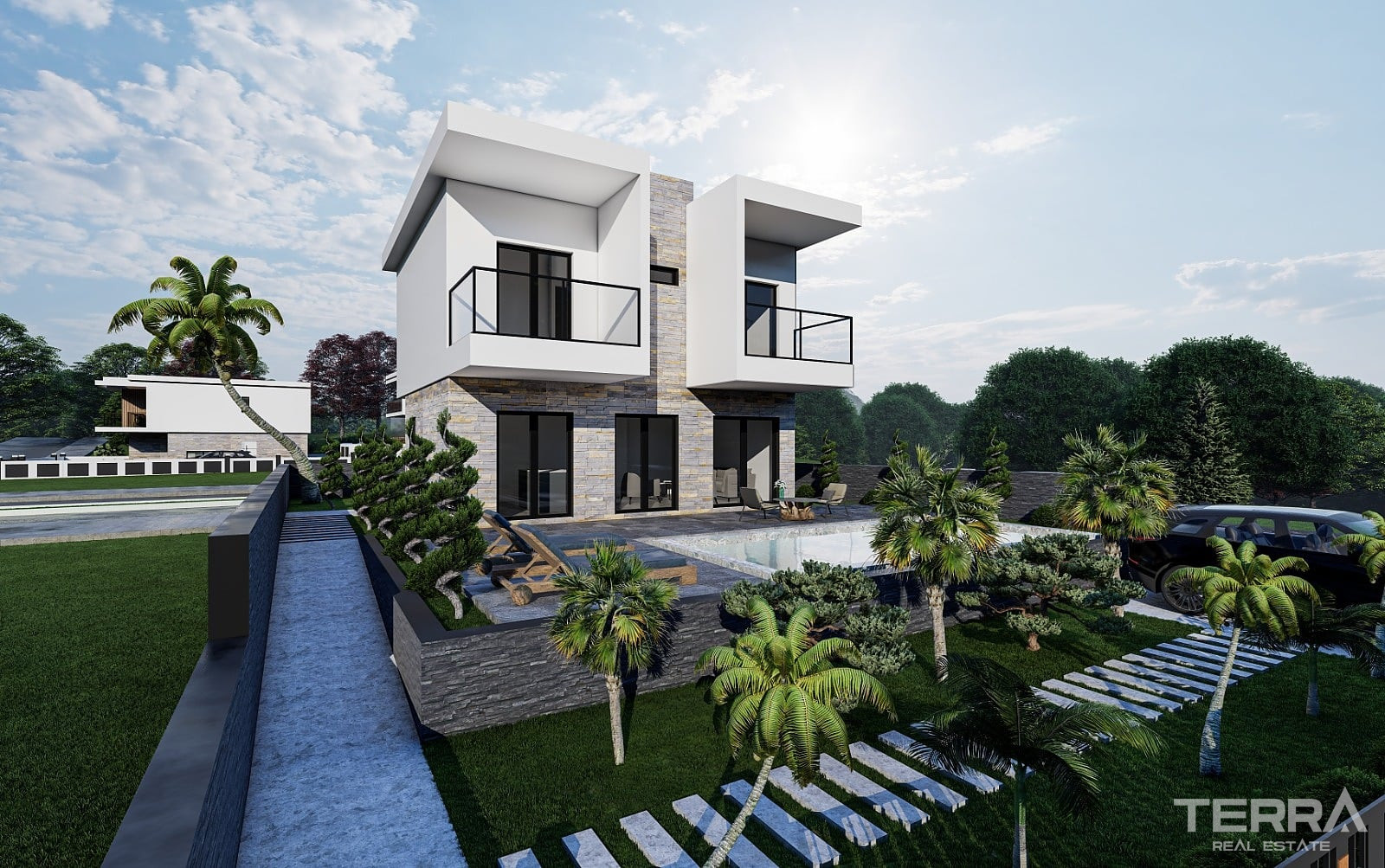 Villa with Private Pool and Garden for Sale in Kuşadası, Aydın, Turkey - 115370