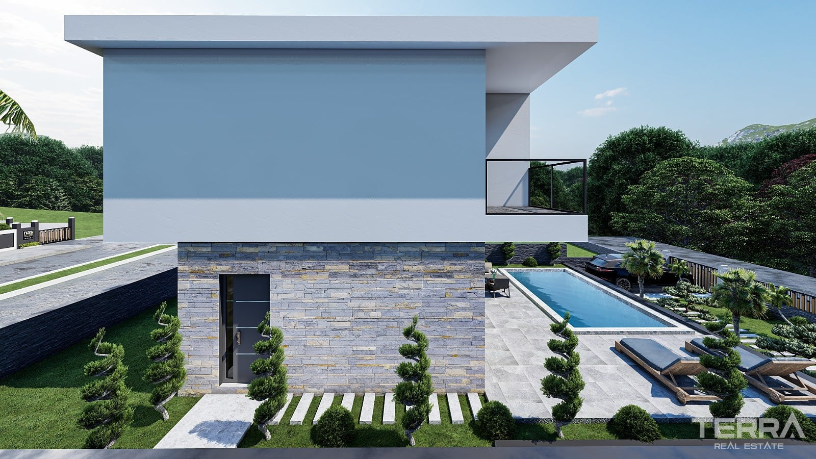 Villa with Private Pool and Garden for Sale in Kuşadası, Aydın, Turkey - 115371