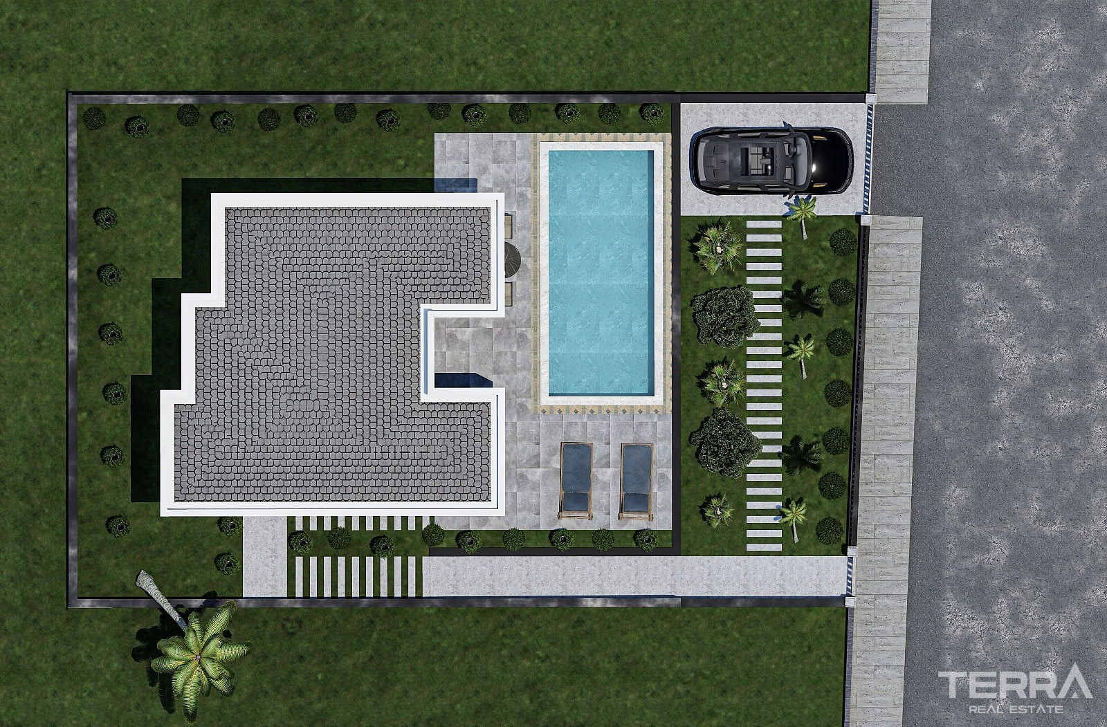 Villa with Private Pool and Garden for Sale in Kuşadası, Aydın, Turkey - 115373