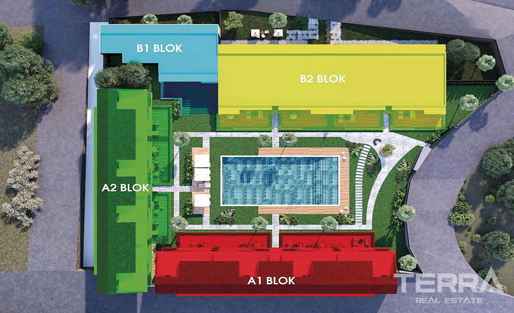Apartments for Sale in Kuşadası, Aydın, Turkey - 115497