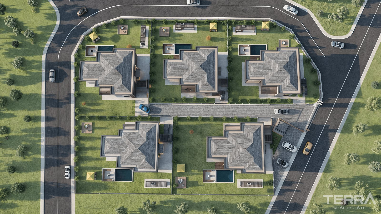 Ankara, Gölbaşı, İncek'te Site İçinde Özel Havuzlu Müstakil Villalar - 115704