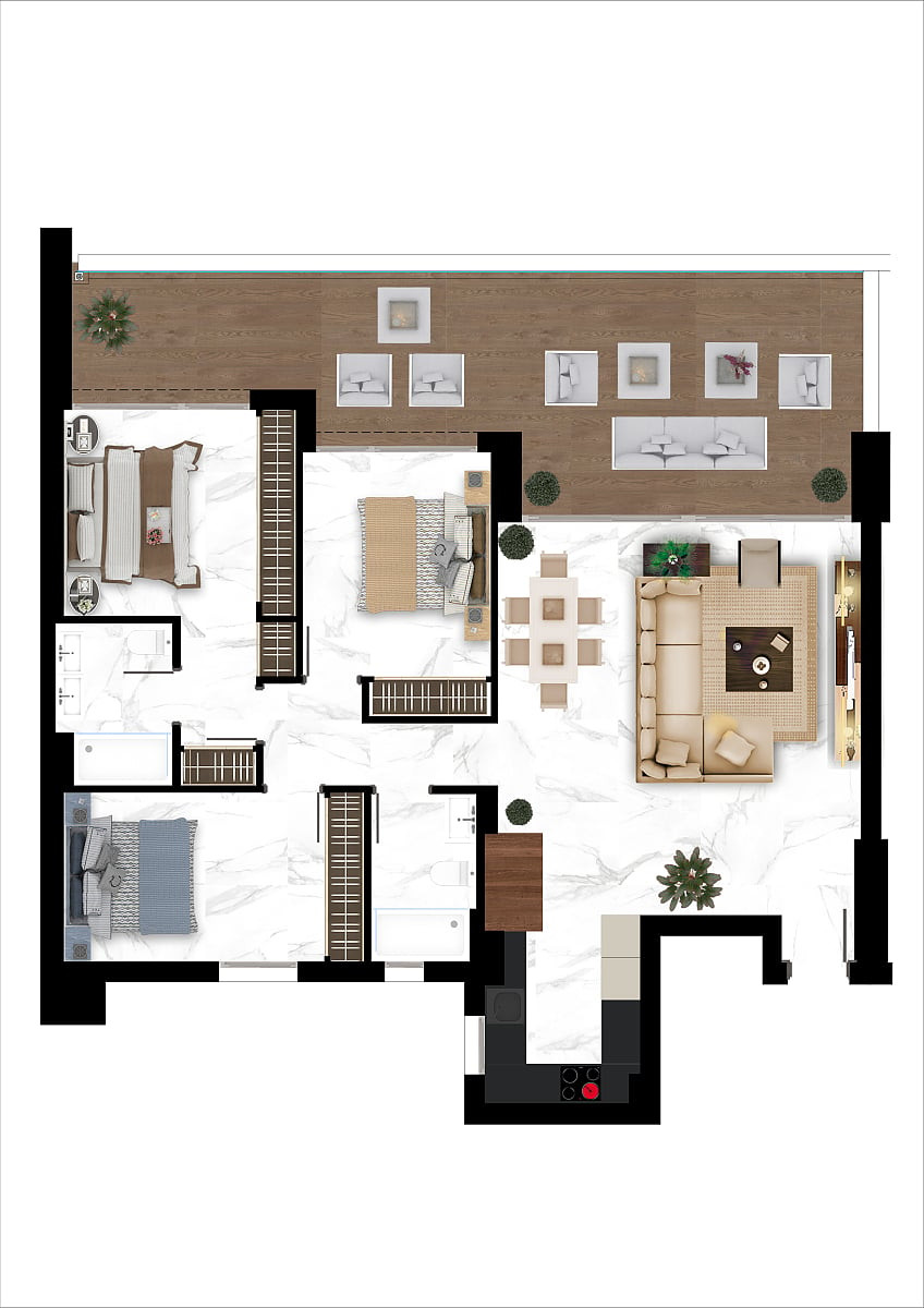 Apartments Near The Beach for Sale in Marbella, Costa del Sol - 116895