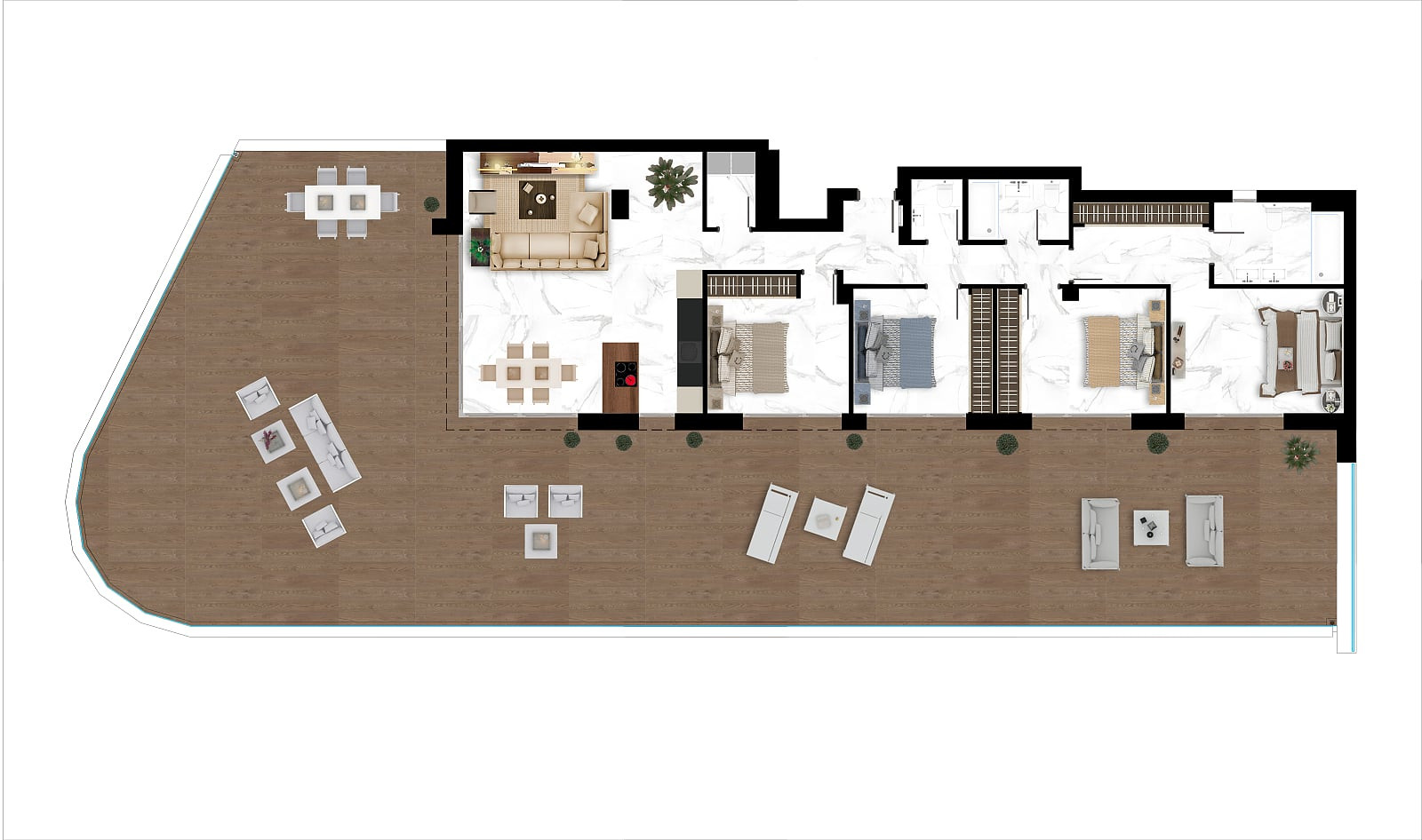 Apartments Near The Beach for Sale in Marbella, Costa del Sol - 116899
