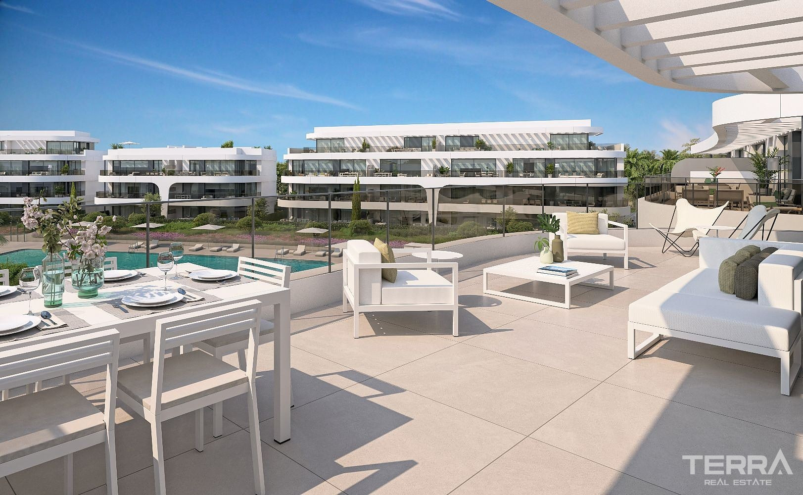 Estepona, Costa Del Sol'da Golf Sahaları ile Çevrili Modern Daireler - 116959