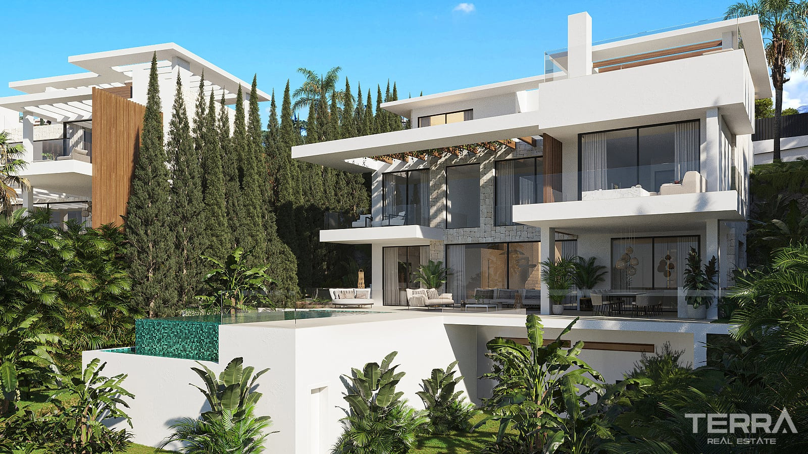 Estepona, Costa del Sol'da Satılık Asansörlü Villalar - 117079