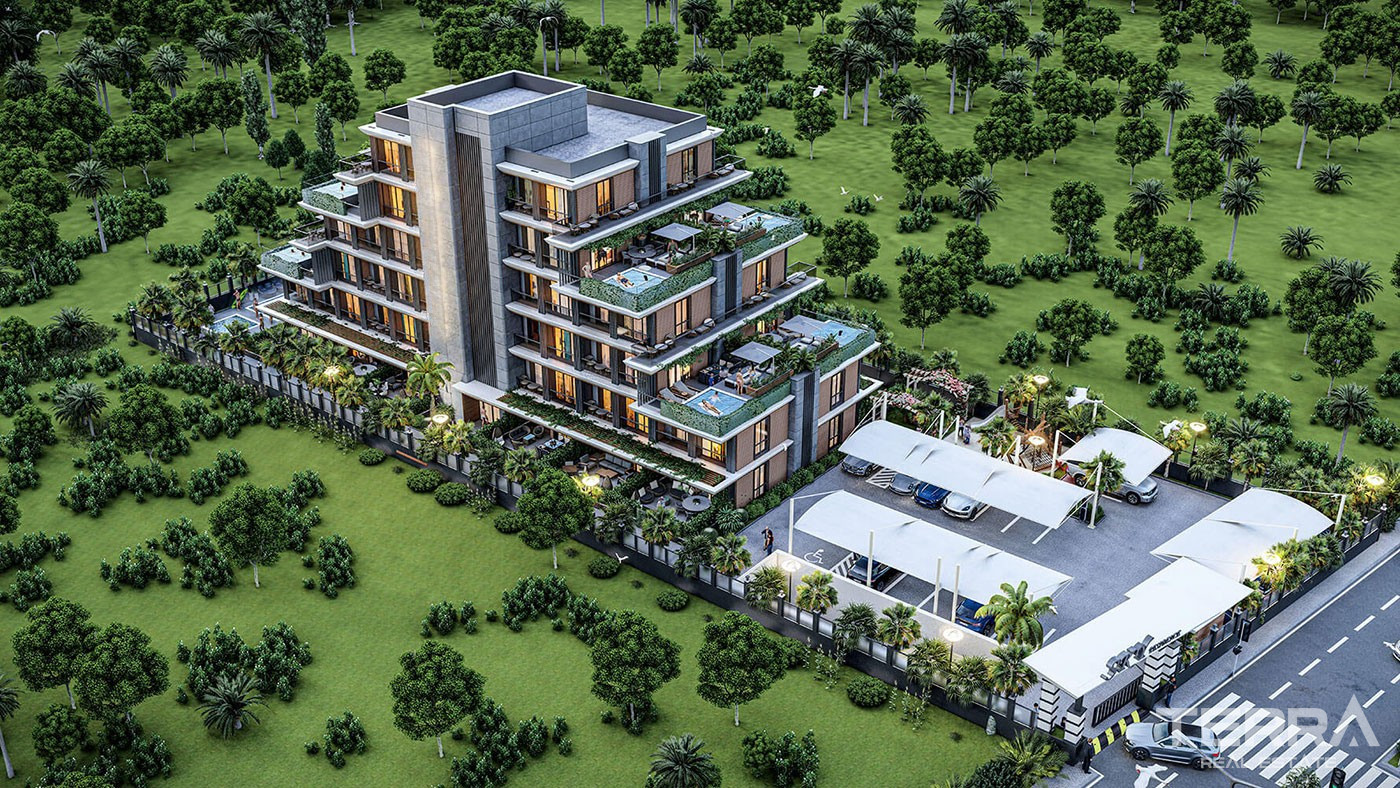 Apartamenty 1+1 na sprzedaż w Altıntaş, Aksu, Antalya - 117215