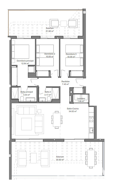Costa del Sol, Torremolinos'ta Satılık Deniz Manzaralı Daireler - 118279