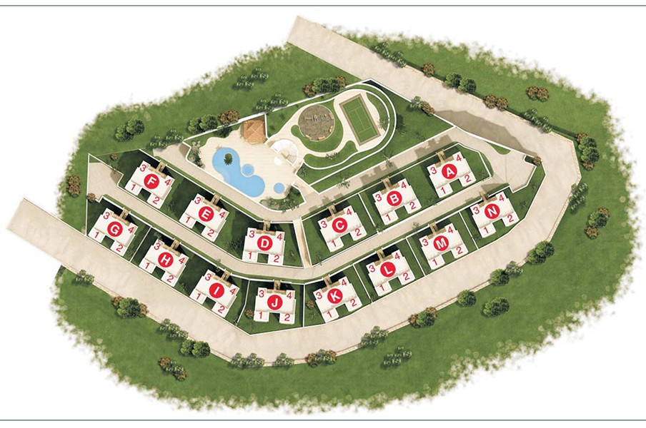 Grand Sea View Apartments in Bodrum / Gümüslük - 6755