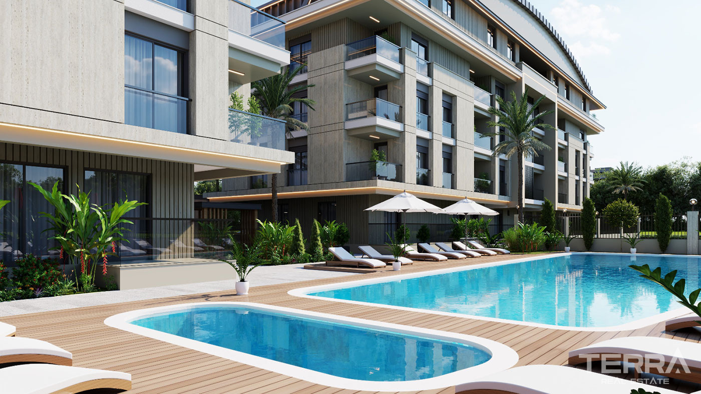 Antalya, Konyaaltı'nda Havuzlu Sitede Satılık Daireler - 118632