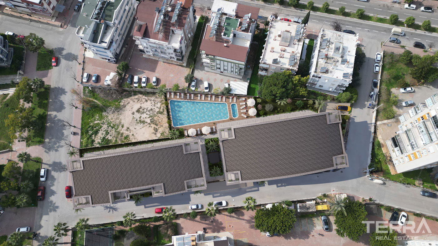 Antalya, Konyaaltı'nda Havuzlu Sitede Satılık Daireler - 118636