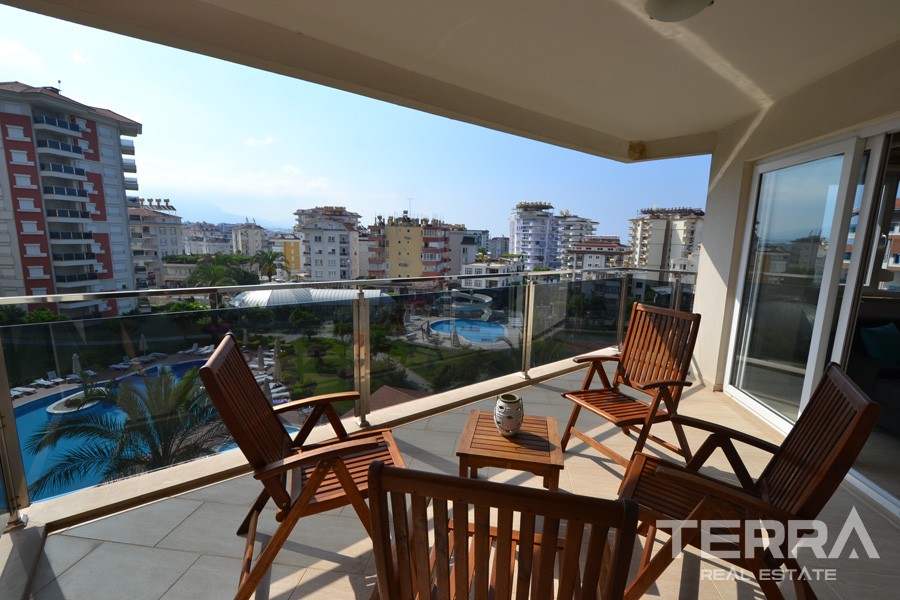 Fully Furnished Apartments in Alanya, Cikcilli 1 km from the Beach