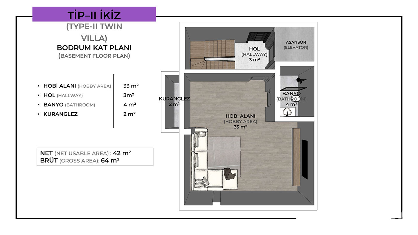 Villas à vendre à Zümrüt, Konyaaltı, Antalya, Turquie - 118738