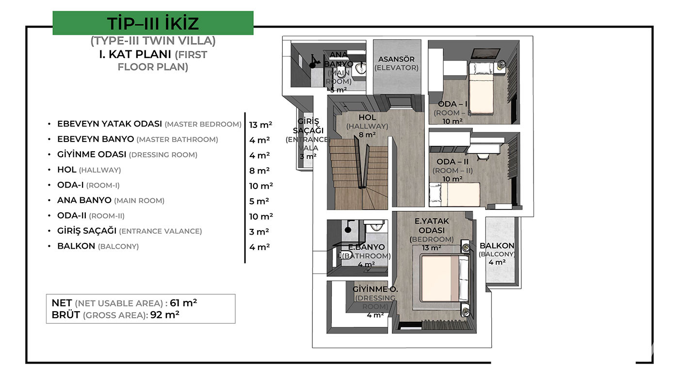 Villas à vendre à Zümrüt, Konyaaltı, Antalya, Turquie - 118743