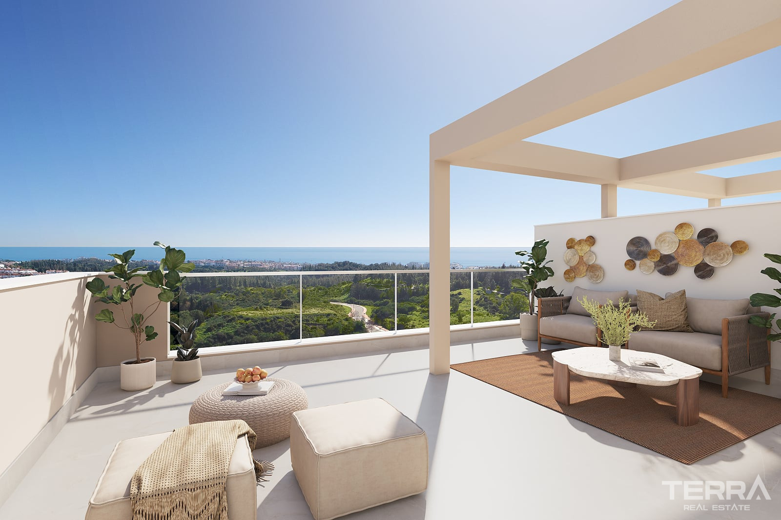 Mijas, Costa Del Sol'da Satılık Deniz Manzaralı Daireler
