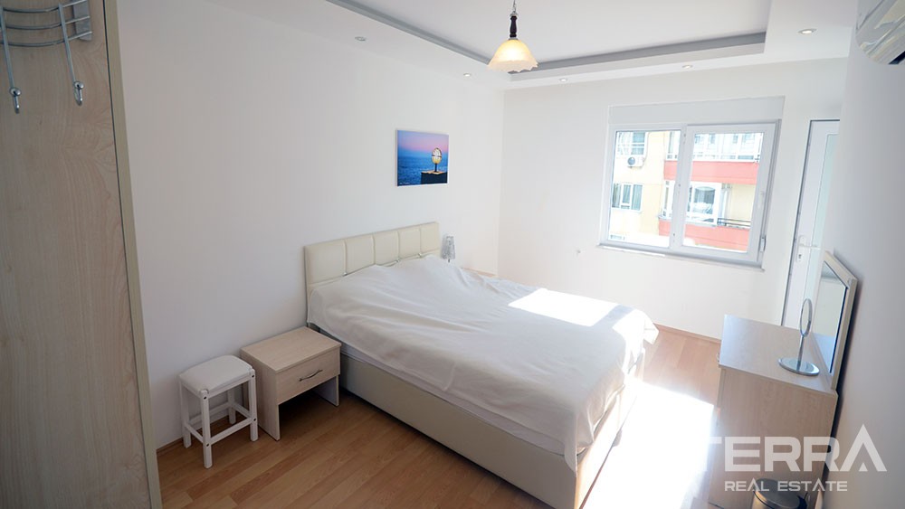 Wohnung zu verkaufen mit separater Küche im Stadt Zentrum von Alanya. - 7015