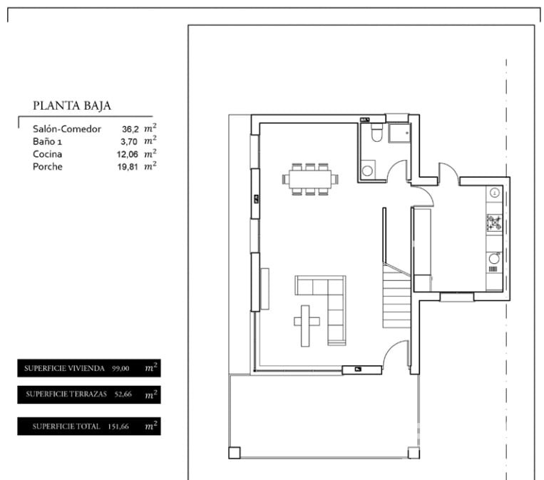 Semi-Detached Villa for Sale in Santa Pola, Costa Blanca, Spain - 120924