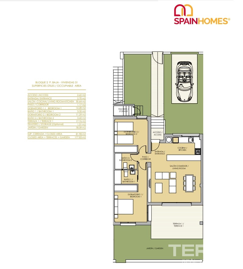 Golf Apartments for Sale in Orihuela, Costa Blanca, Spain - 121039