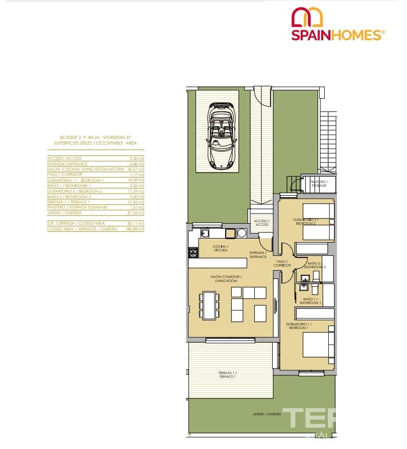 Golf Apartments for Sale in Orihuela, Costa Blanca, Spain - 121042