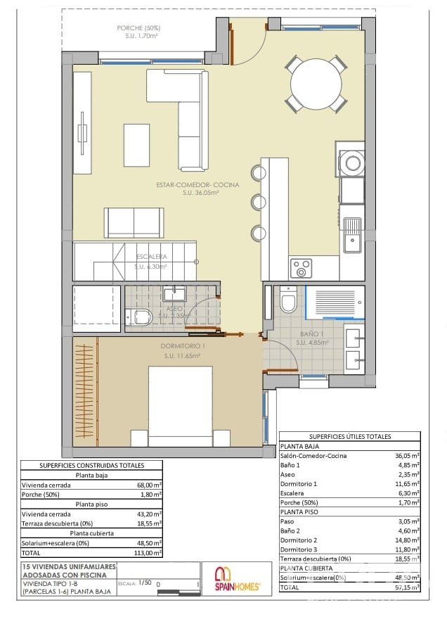 Townhouses for Sale in Rojales, Costa Blanca, Spain - 121133