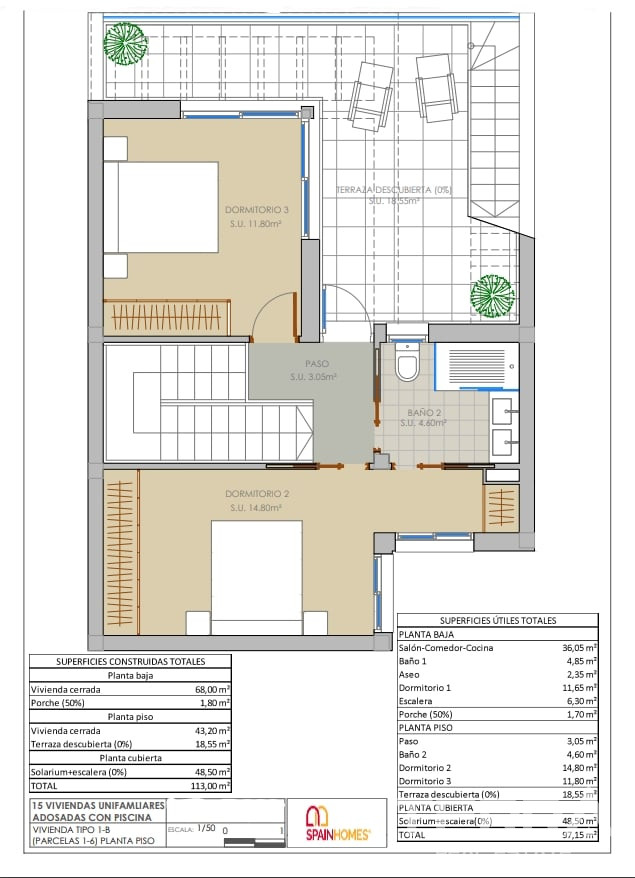 Townhouses for Sale in Rojales, Costa Blanca, Spain - 121134