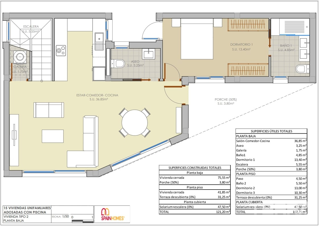 Townhouses for Sale in Rojales, Costa Blanca, Spain - 121136