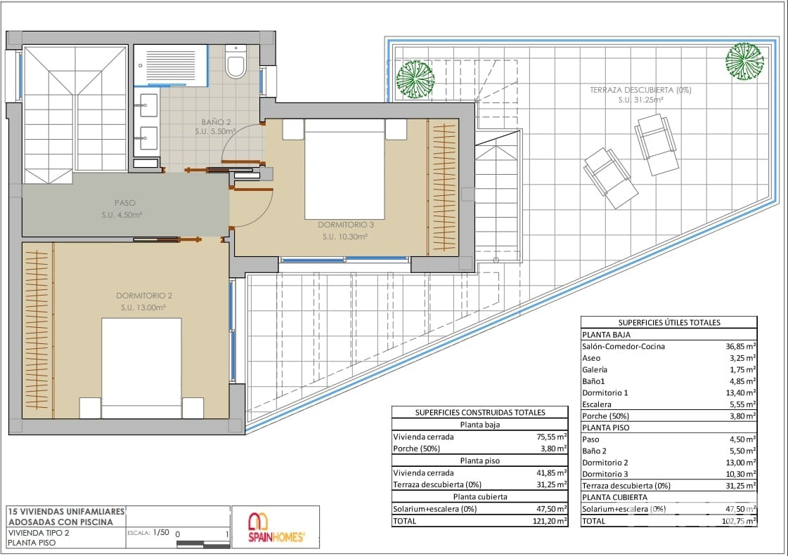 Townhouses for Sale in Rojales, Costa Blanca, Spain - 121137