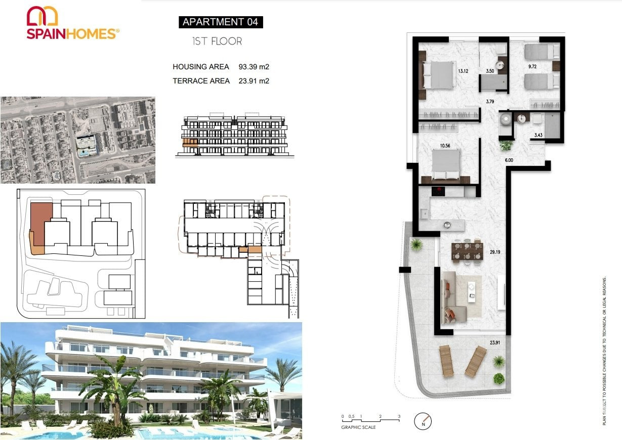 Apartments for Sale in Orihuela, Costa Blanca, Spain - 121685