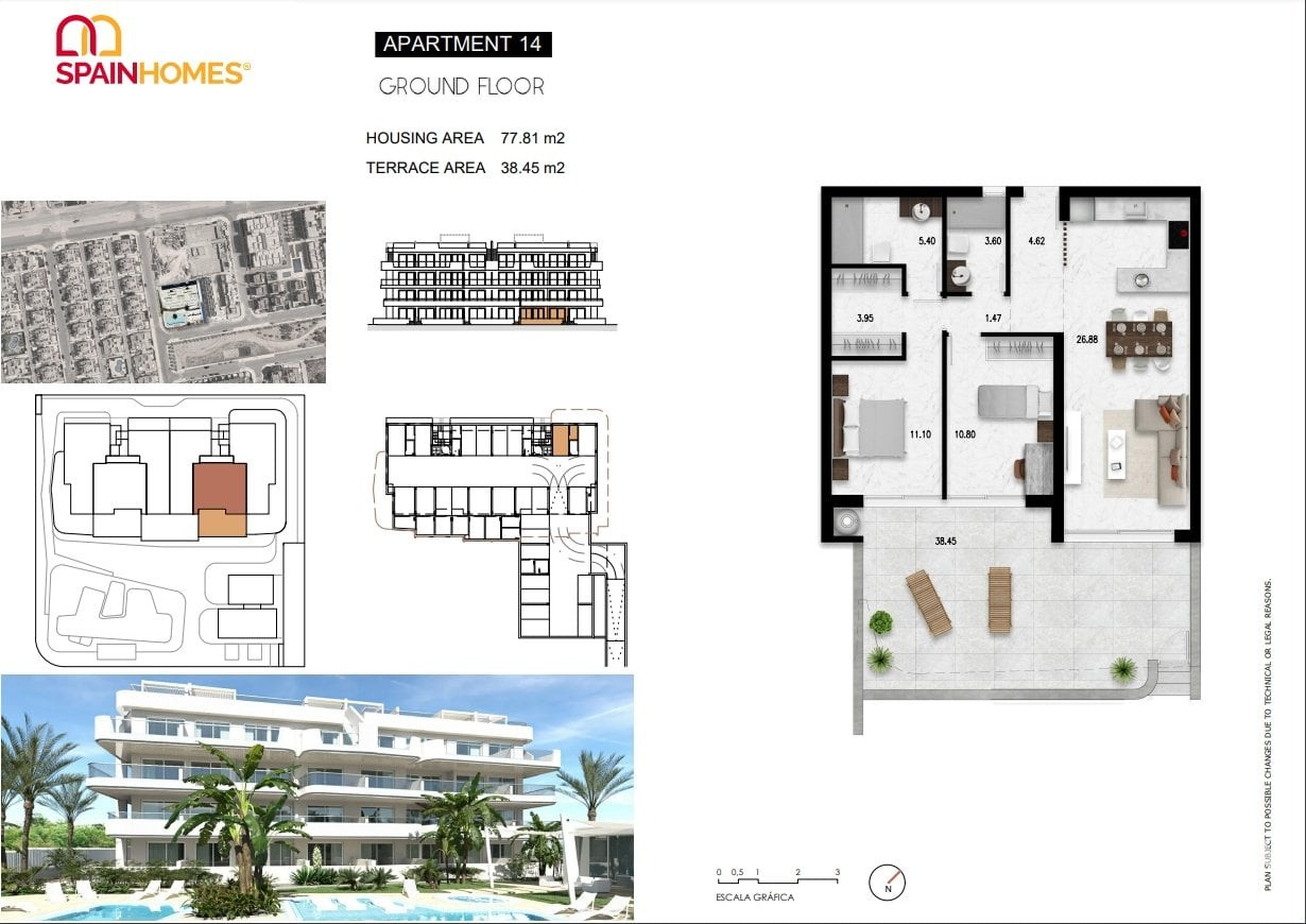Apartments for Sale in Orihuela, Costa Blanca, Spain - 121695