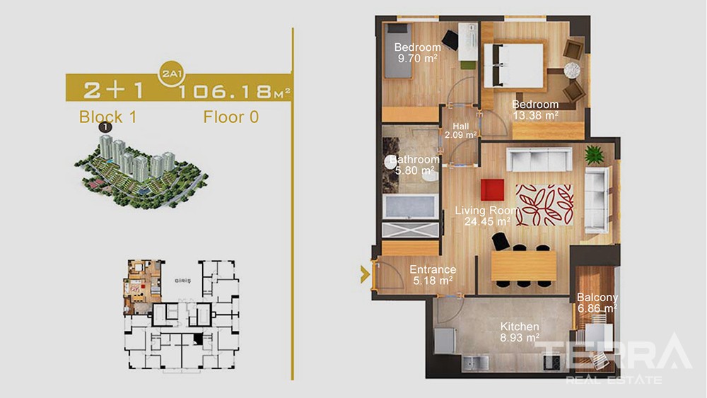 Luxury apartments in Gaziosmanpaşa, Istanbul - 7165