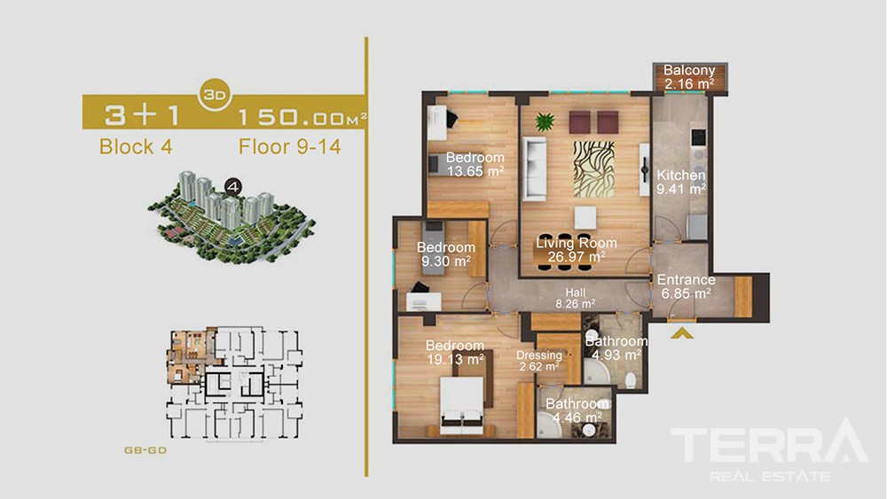 Luxury apartments in Gaziosmanpaşa, Istanbul - 7176