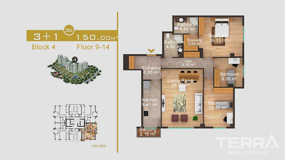 Luxury apartments in Gaziosmanpaşa, Istanbul - 7180