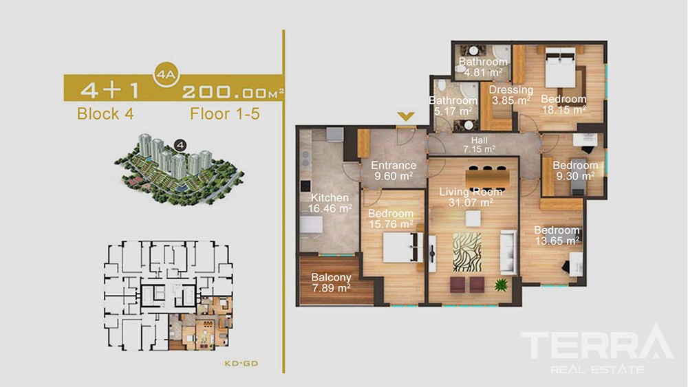 Luxury apartments in Gaziosmanpaşa, Istanbul - 7187