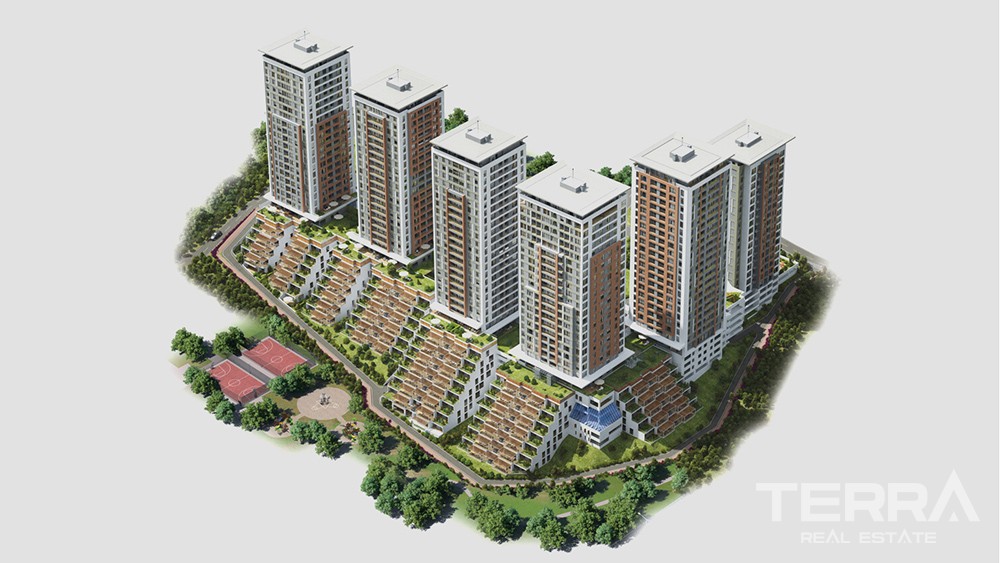 Luxury apartments in Gaziosmanpaşa, Istanbul - 7193