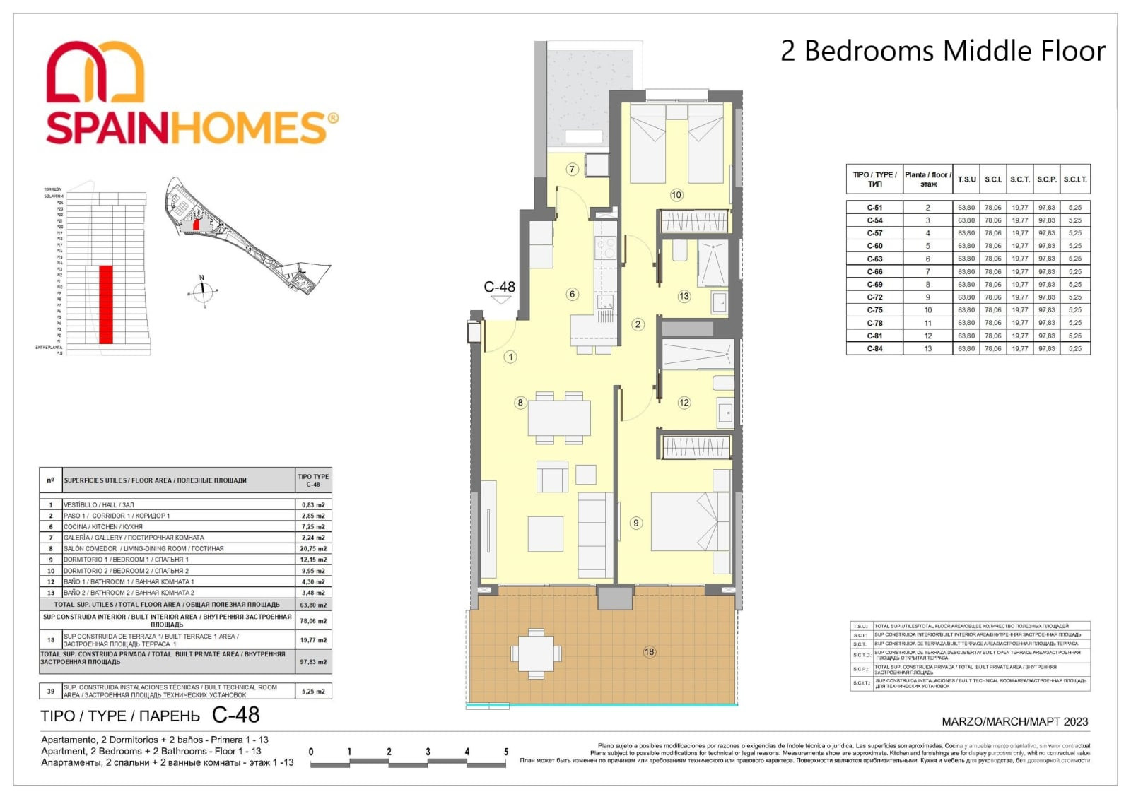 Sea View Apartments for Sale in Benidorm, Costa Blanca, Spain - 122860