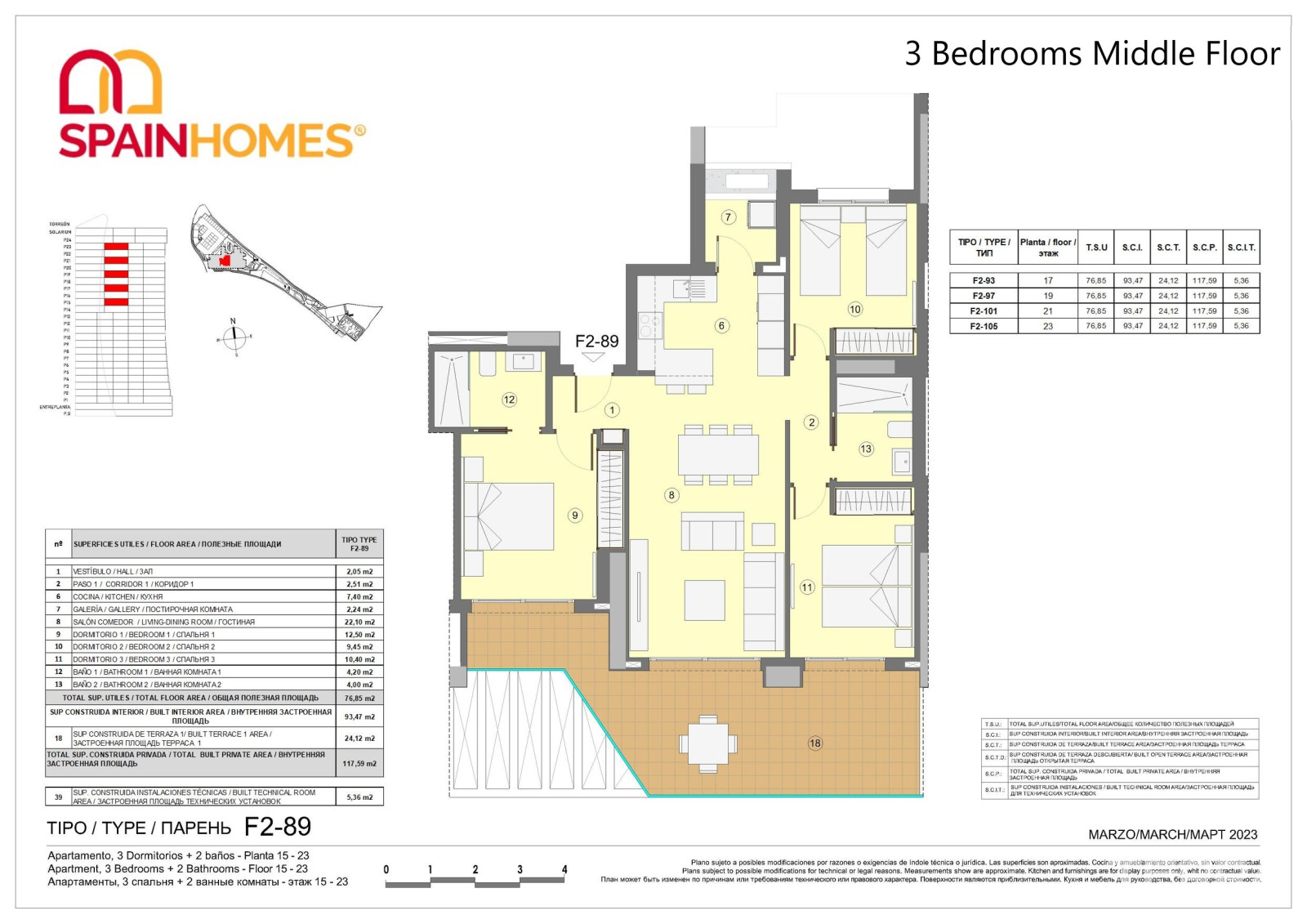 Sea View Apartments for Sale in Benidorm, Costa Blanca, Spain - 122862