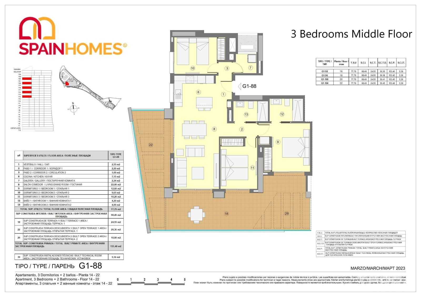 Sea View Apartments for Sale in Benidorm, Costa Blanca, Spain - 122864