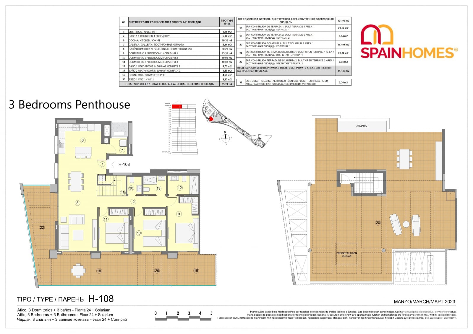 Sea View Apartments for Sale in Benidorm, Costa Blanca, Spain - 122866