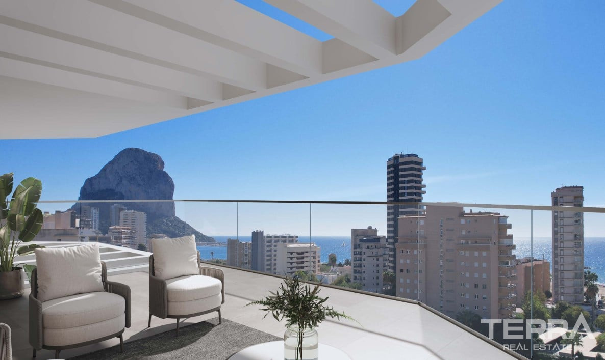Sea Views Apartments for Sale in Calpe, Costa Blanca, Spain