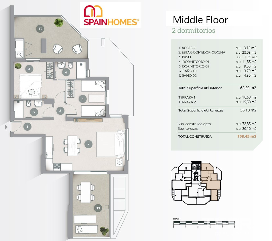 Sea Views Apartments for Sale in Calpe, Costa Blanca, Spain - 122907