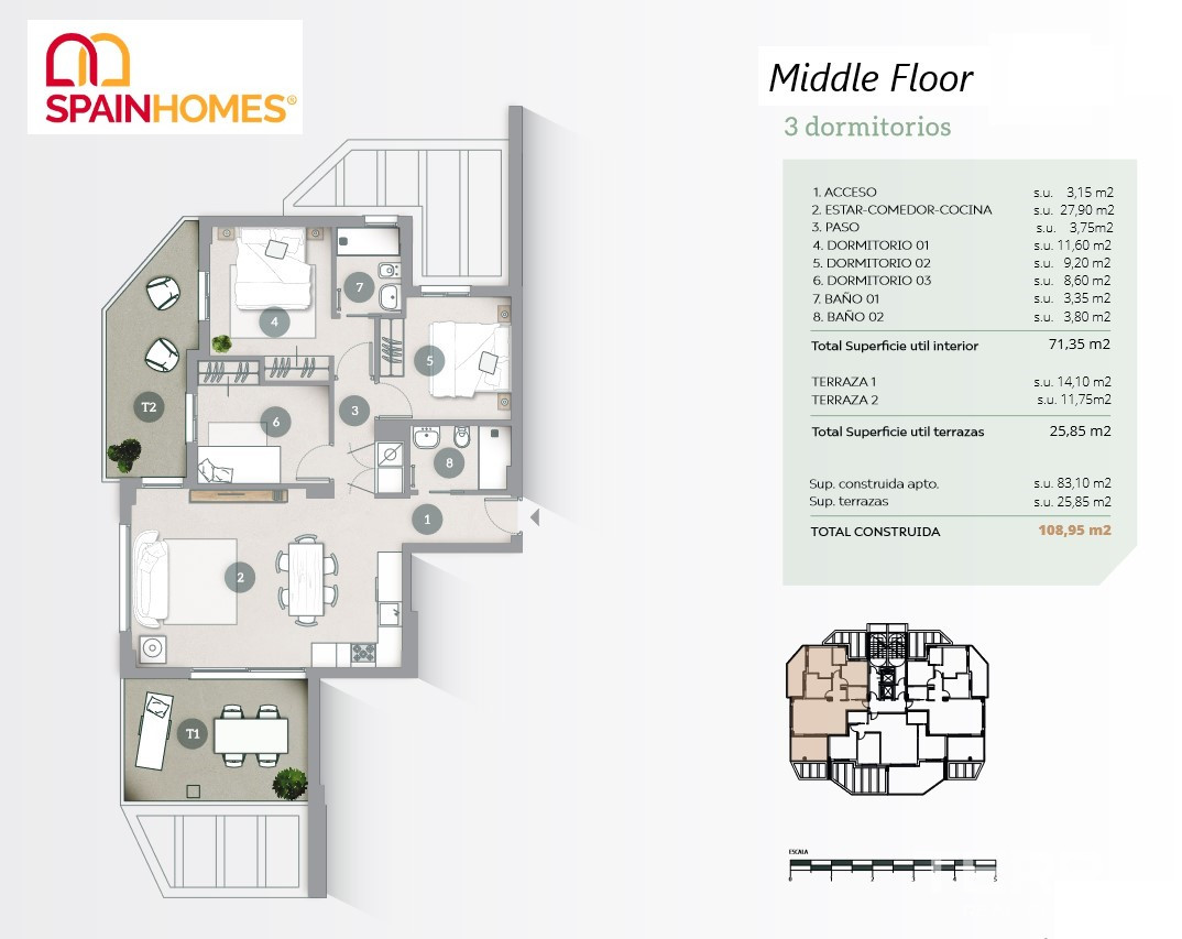 Sea Views Apartments for Sale in Calpe, Costa Blanca, Spain - 122909