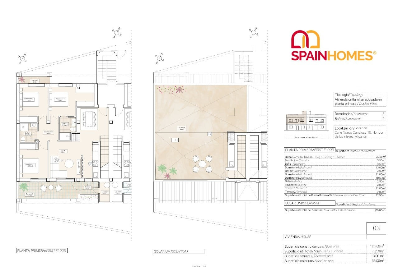 Apartments for Sale in Hondón de las Nieves, Costa Blanca, Spain - 123093