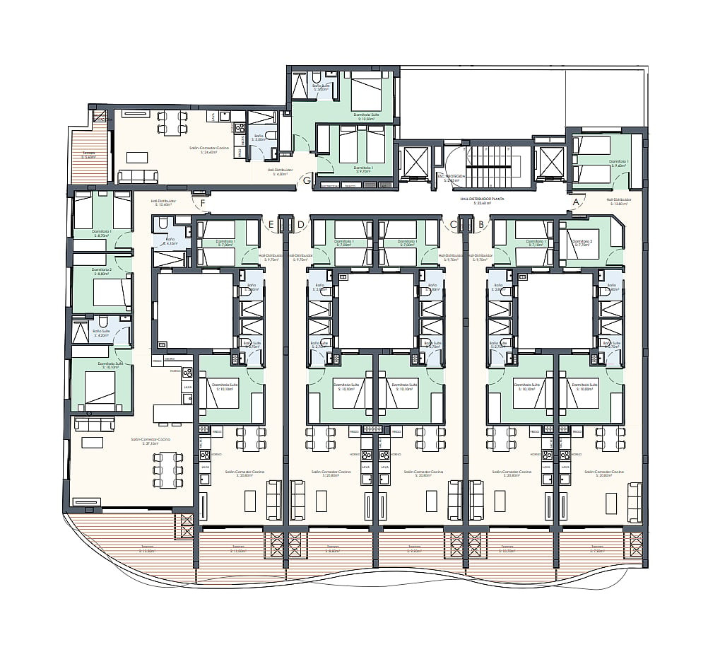 Central Apartments for Sale in Torrevieja, Costa Blanca, Spain - 123397