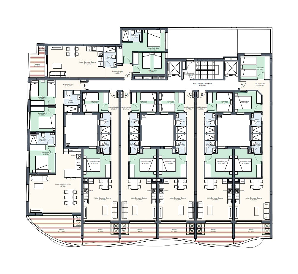 Central Apartments for Sale in Torrevieja, Costa Blanca, Spain - 123400