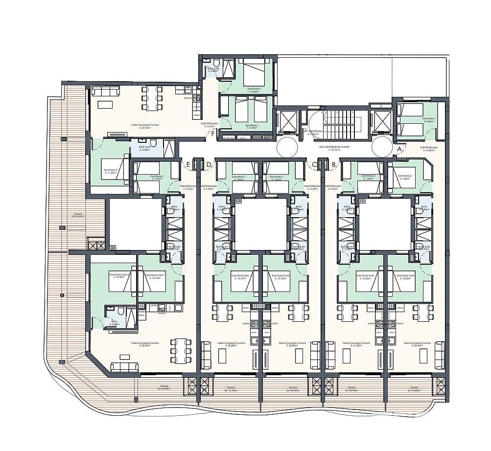 Central Apartments for Sale in Torrevieja, Costa Blanca, Spain - 123401