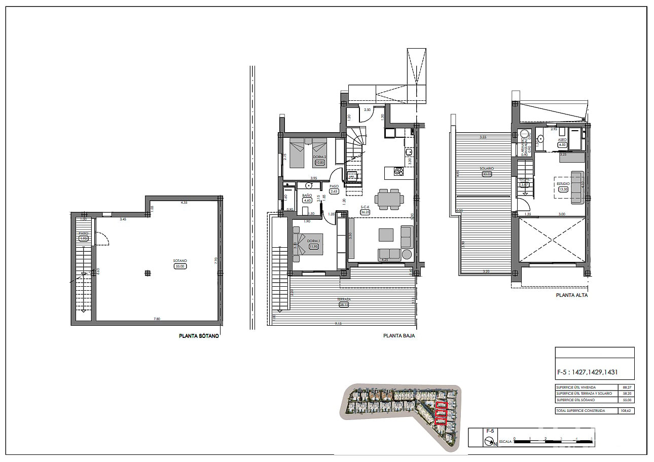 Golf Villas for Sale in Algorfa, Costa Blanca, Spain - 123841