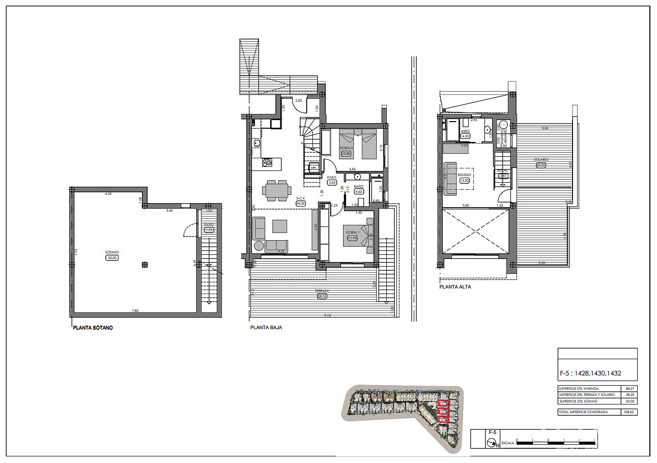 Golf Villas for Sale in Algorfa, Costa Blanca, Spain - 123842