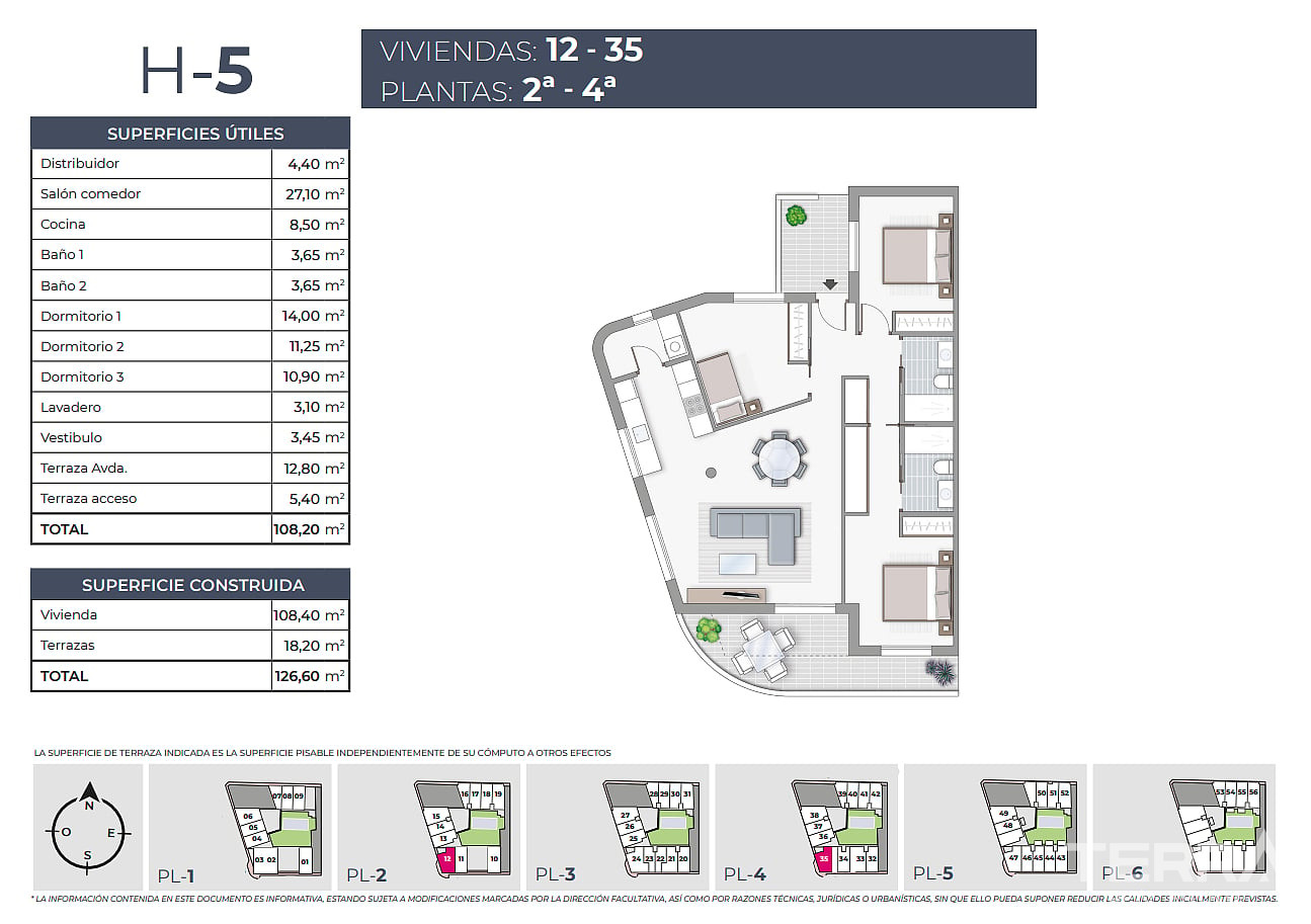 Central Apartments for Sale in Torrevieja, Costa Blanca, Spain - 123900